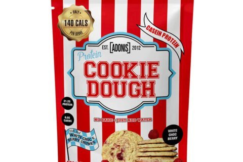 ADONIS PROTEIN COOKIE DOUGH WHITE CHOC BERRY-400G