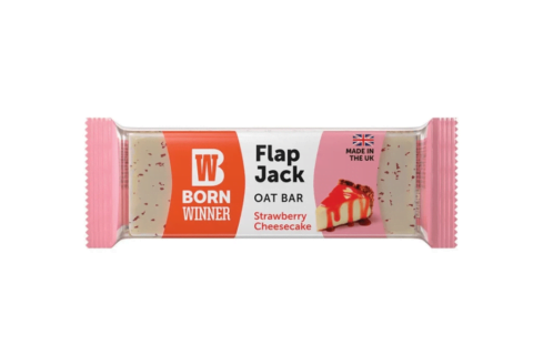 بورن وينر - فلاب جاك شوفان - تشيز كيك الفراولة - 100جم 1 BORN WINNER FLAP JACK OAT BAR STRAWBERRY CHEESECAKE 100ge