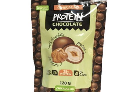CHIKALAB PROTEIN CHOCOLATE HAZELNUTS DRAGEE 120G