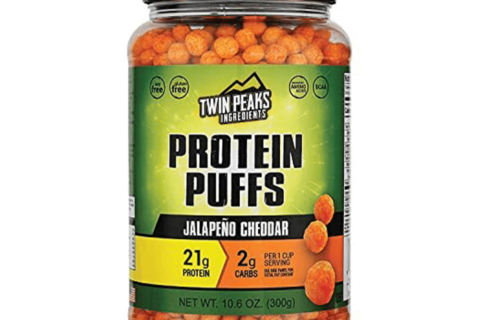 TWIN PEAKS PROTEIN PUFFS JALAPENO CHEDDAR 300 GM