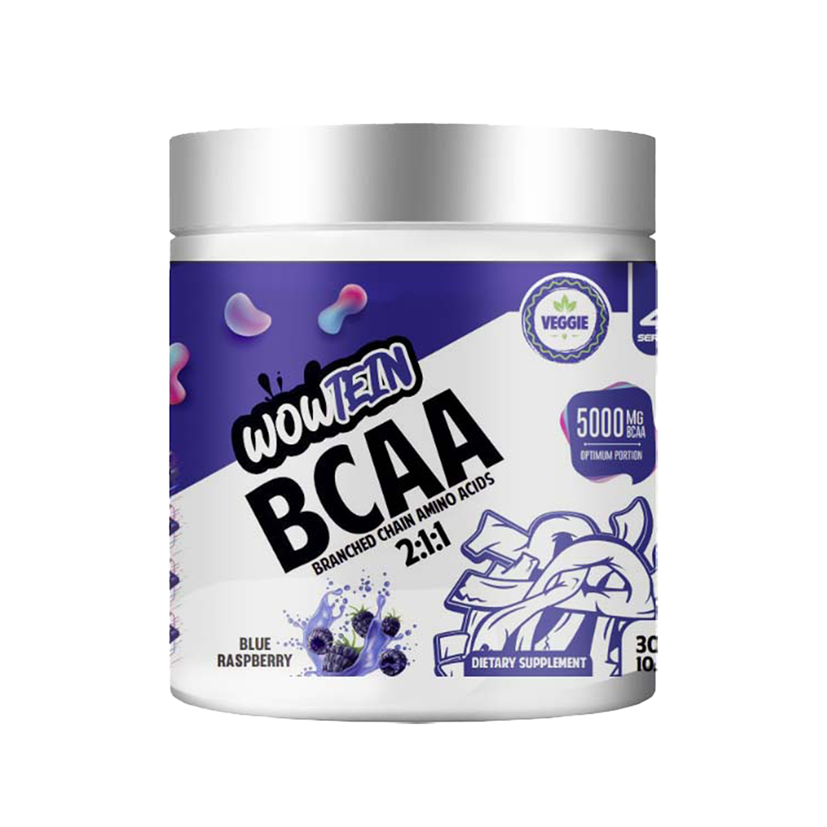 واوتين - BCAA توت ازرق - 304 جم 4 واوتين - BCAA توت ازرق - 304 جم