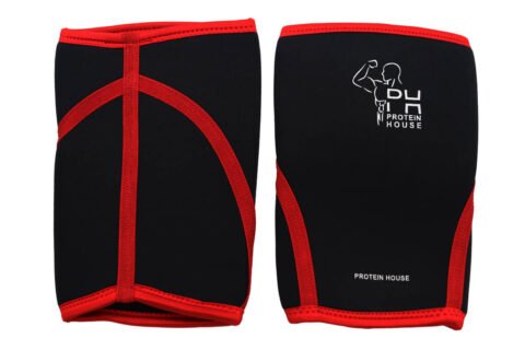PH KNEE SLEEVES ( L ) BLACK & RED