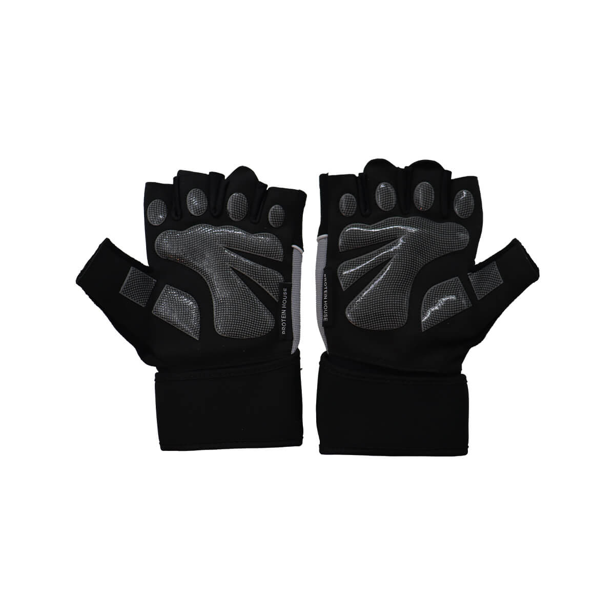 بيت البروتين - قفاز هاندي اسود ورمادي 4 بيت البروتين - قفاز هاندي اسود ورمادي