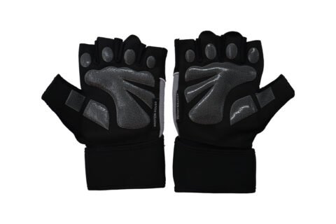 PH GLOVES HANDDY ( L ) BLACK & GRAY