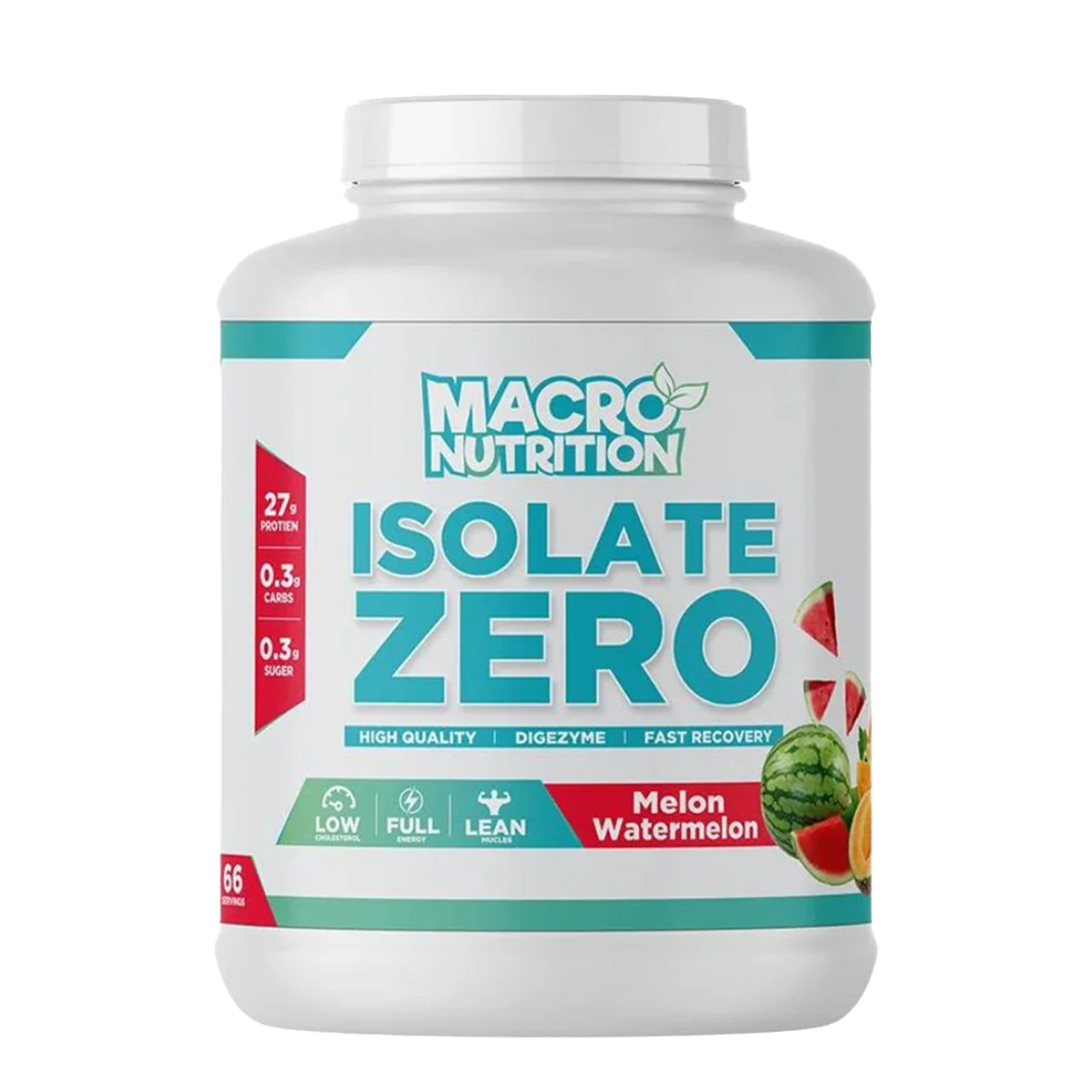 ماكرو نيوترشن - معزول - زيرو بنكهة البطيخ - 2 كجم - 66 جرعة 4 ماكرو نيوترشن - معزول - زيرو بنكهة البطيخ - 2 كجم - 66 جرعة