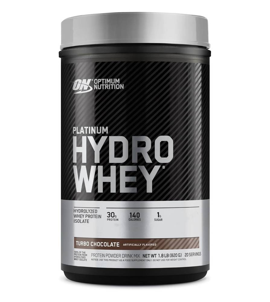 اوبتيموم نيوترشن بلاتينيوم - هايدرو واي - بنكهة الشوكولاتة تيربو - 820 جم 1.81 باوند 4 اوبتيموم نيوترشن بلاتينيوم - هايدرو واي - بنكهة الشوكولاتة تيربو - 820 جم 1.81 باوند