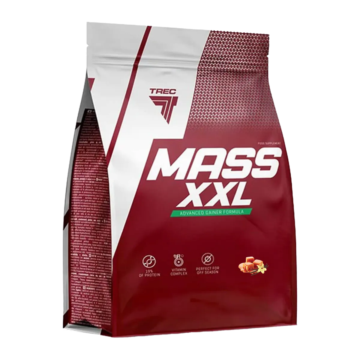 ماس اكس اكس ال 3000 جم – نكهة كراميل فانيلا 4 MASS XXL 3000g CARAMEL-VANILLA