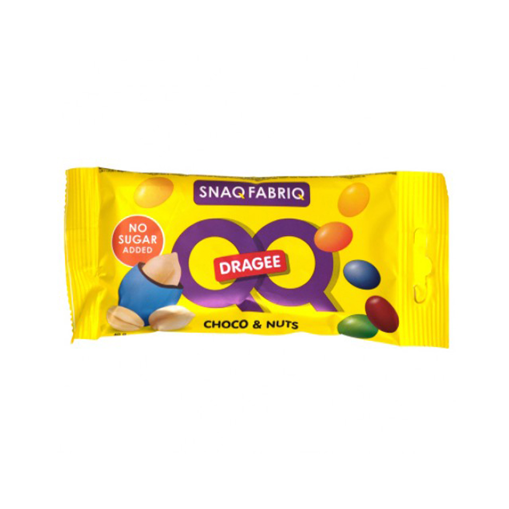 سناك فابريك دراجيه شوكولاتة ومكسرات 40 جم 3 سناك فابريك دراجيه شوكولاتة ومكسرات 40 جم