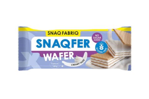 سناك فابريك وافل بنكهة الكريمة 8 قطع 120 جم 1 SNAQ FABRIQ WAFFR CREAMY TASTE 8P 120G